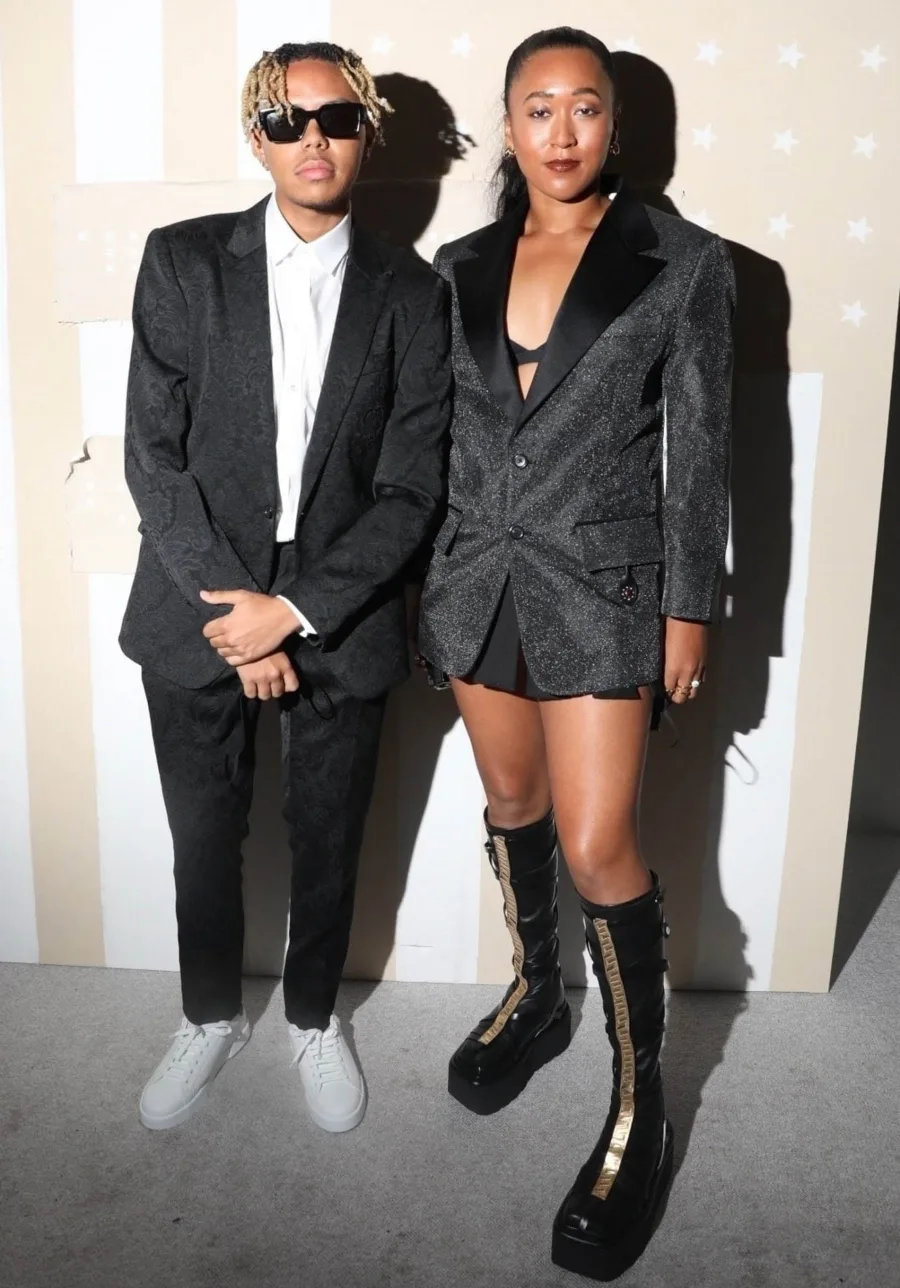 Naomi Osaka và bạn trai Cordae