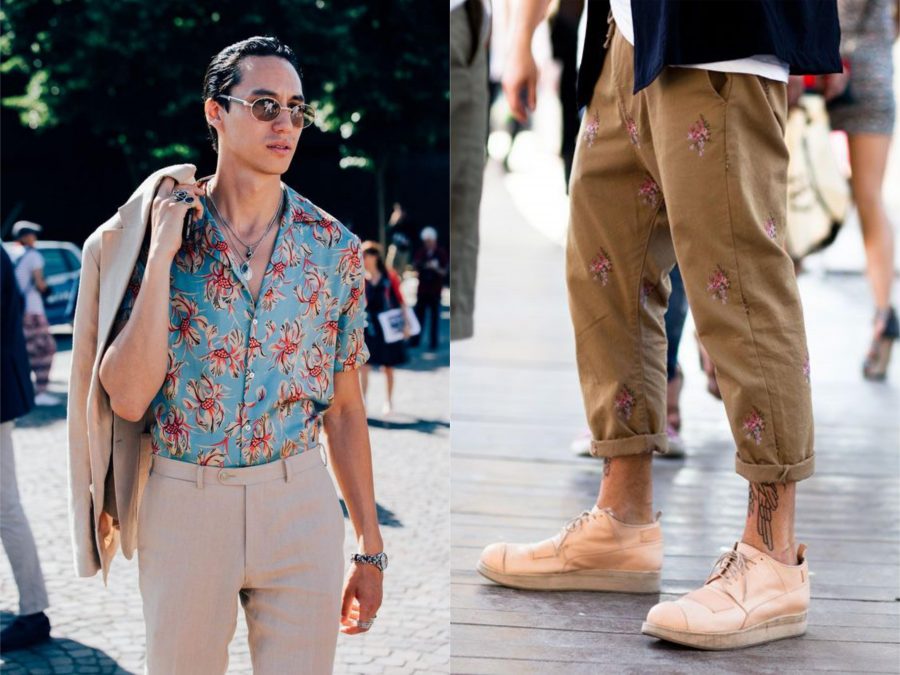 xu hướng thời trang, áo quần floral - elleman 1