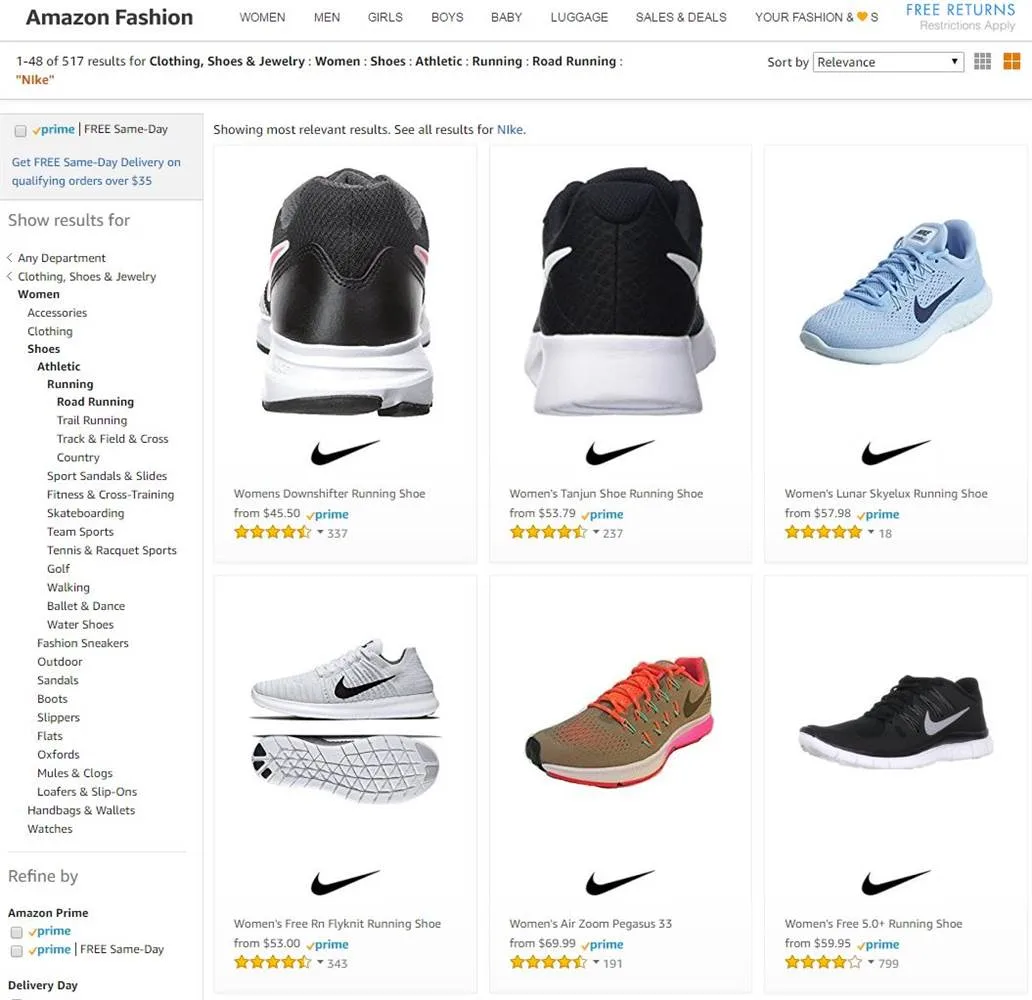 thuong hieu Nike n Amazon - elle man