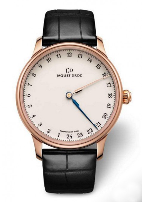 đồng hồ nam cao cấp rose gole - Jaquet Droz – Grande Heure GMT - elle man