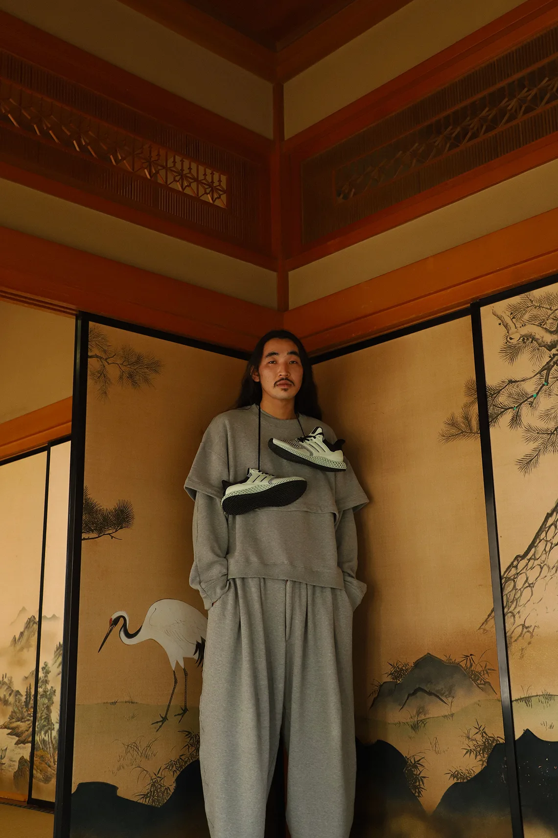 giày thể thao sns x adidas green tea time