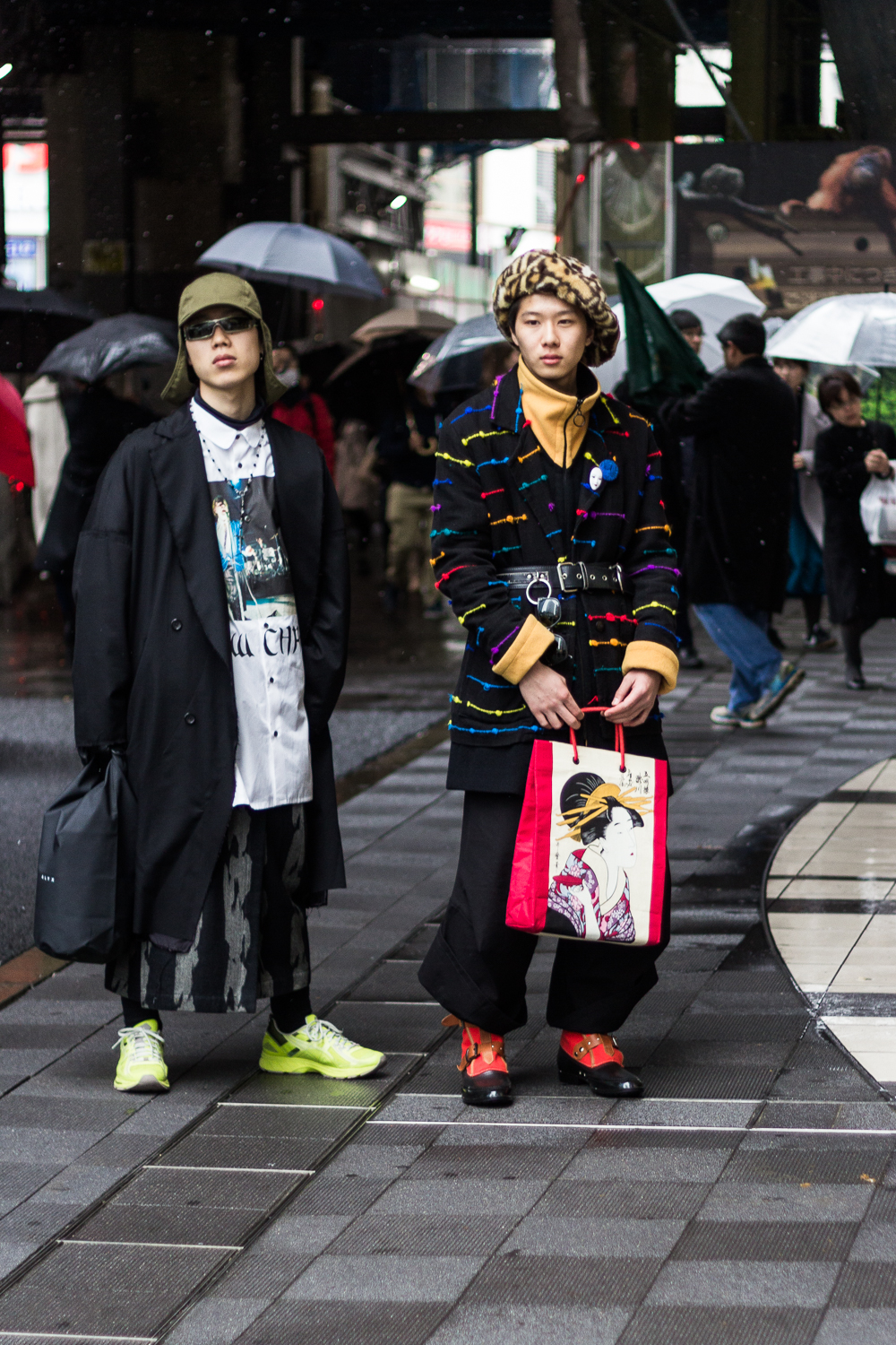 Phong cách đường phố quái tính tại Tuần lễ thời trang Tokyo Thu-Đông 2018 (31)