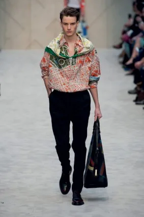 Áo sơ mi hoa Burberry Prorsum Áo sơ mi hoa Burberry Prorsum