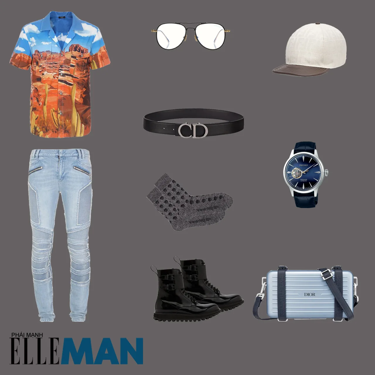 outfit 3 - phối đồ với áo sơ mi bowling