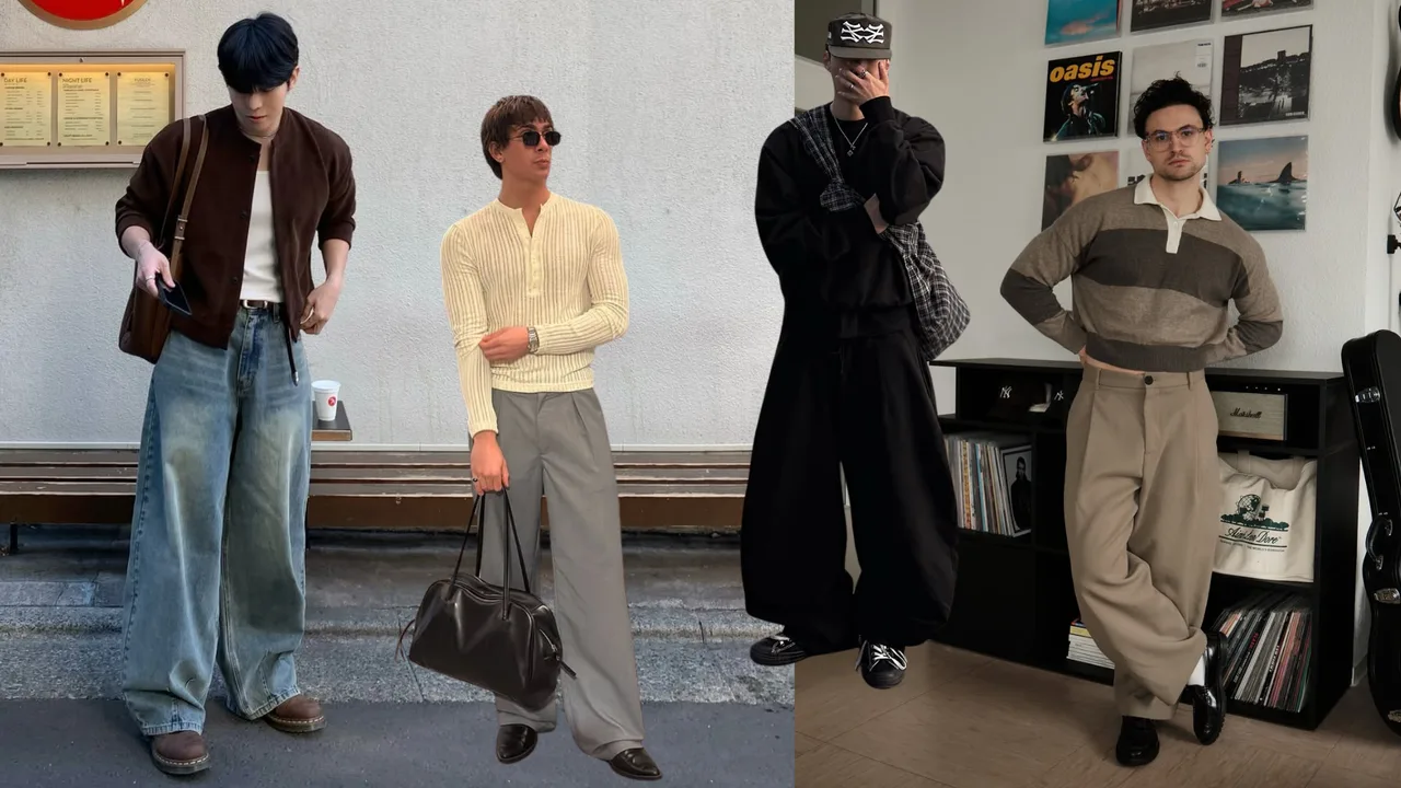 ELLE Man Mix&Match: 6 gợi ý phối trang phục cùng quần ống rộng