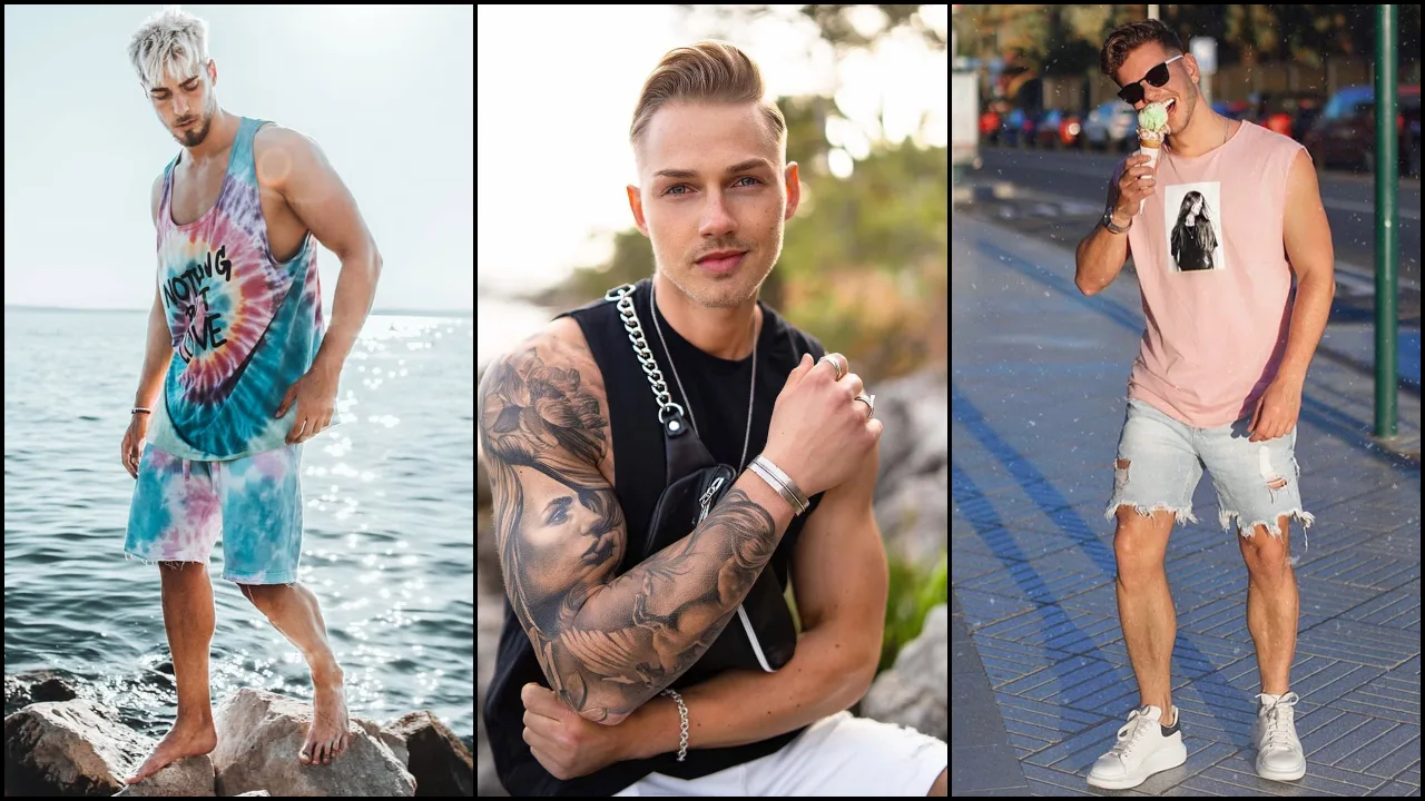 phối đồ với áo tank top - max và daniel