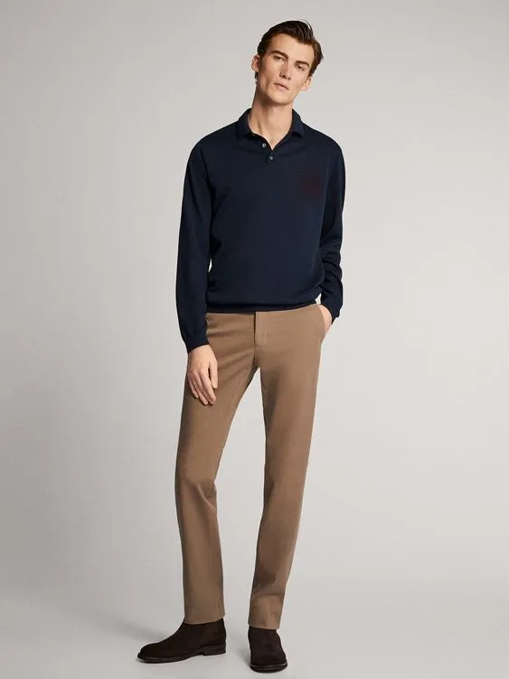 phoi do ao polo - Massimo Dutti