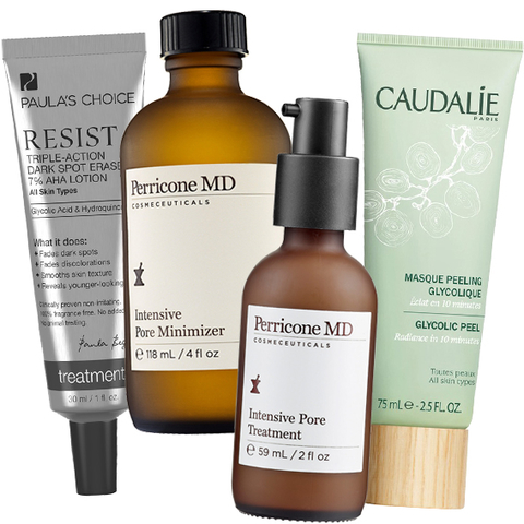 chăm sóc da mặt: những sản phẩm có chứa glycolic acid.