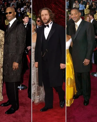 Thời trang Oscar - Will Smith, Russell Crowe và Samuel L. Jackson, 2002