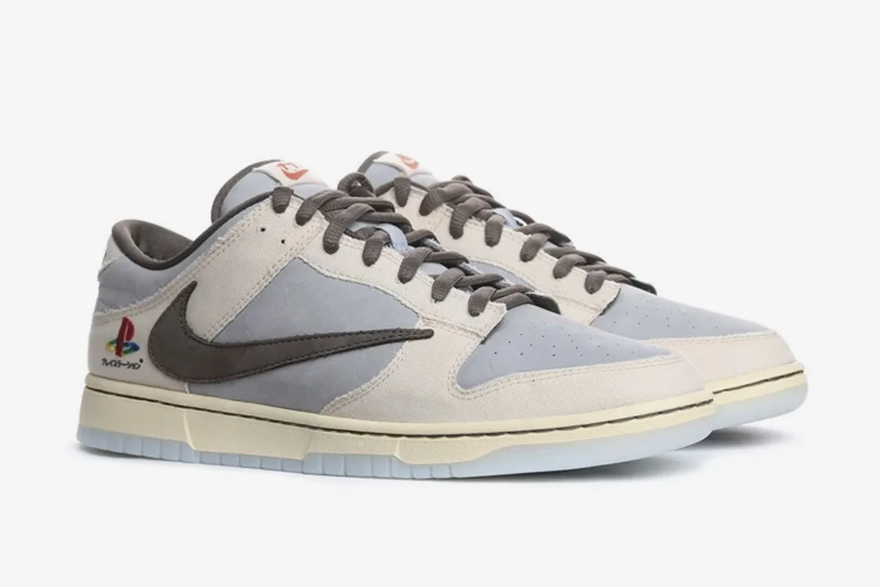 giày thể thao dunk low travis Scott x playstation