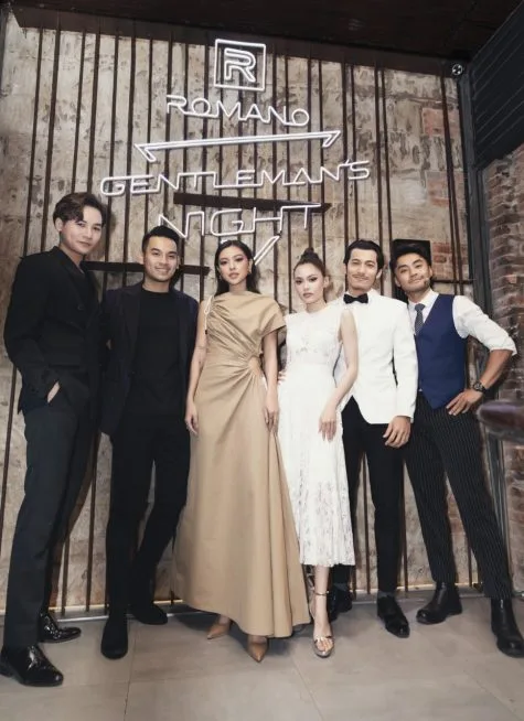 su kien Romano Gentleman Night - Tu Hao, fung La, Truong Thanh Long, Dustin - elle man 1