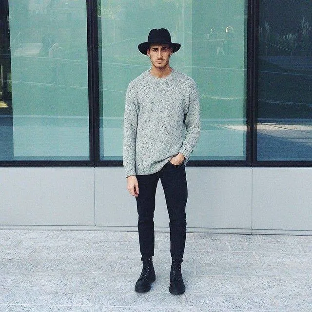 ELLE Man Style CalendarBack to basic cung ao sweater xam 2