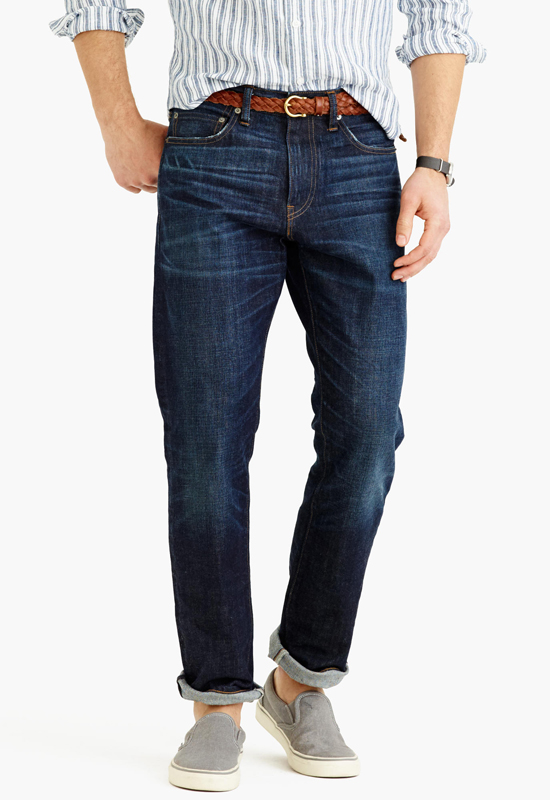 Các xu hướng áo & quần jeans nam hot 2016 - relaxed fit J.Crew - elleman