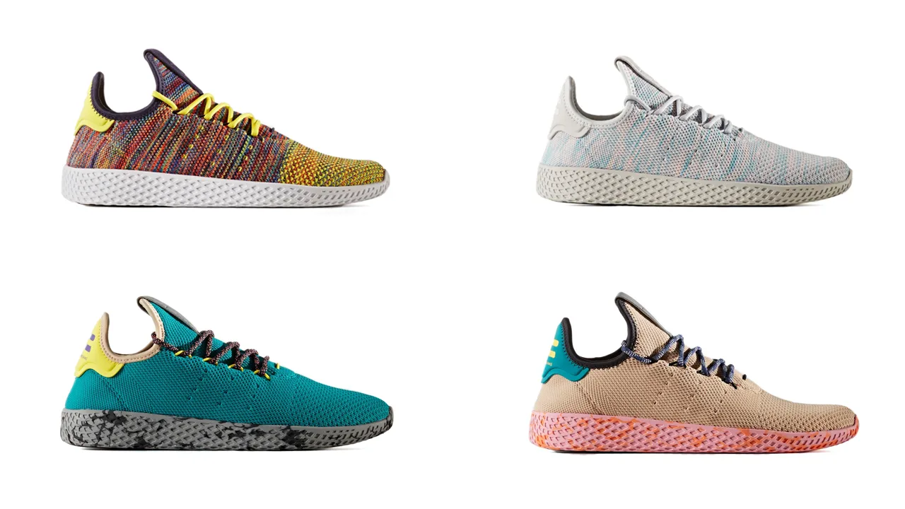 giay sneakers - elle man - adidas Originals Pharrell Williams Tennis Hu Pack1