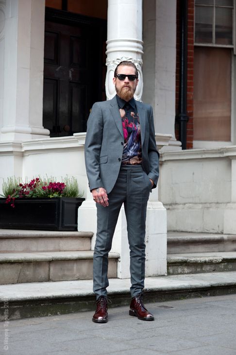 Phong cách mặc suit nam: Justin O'shea