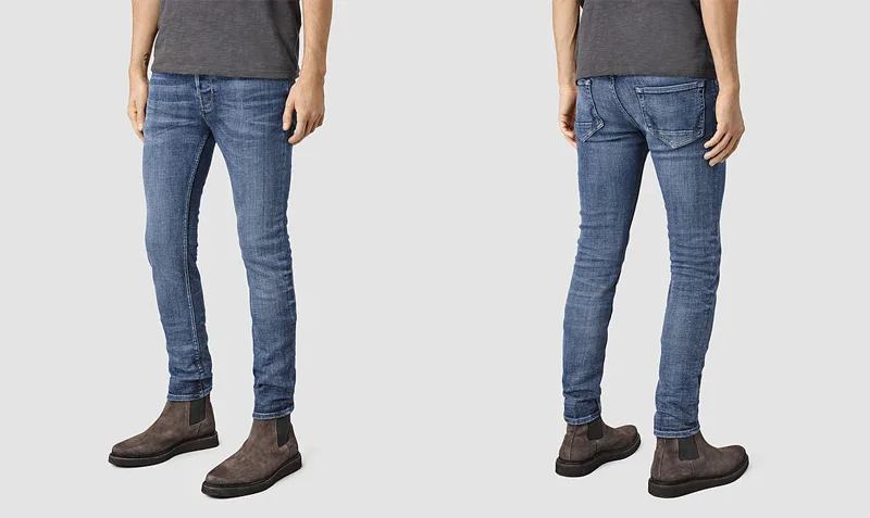 xu hướng quần jeans nam cuối năm 2016: quần All Saints.