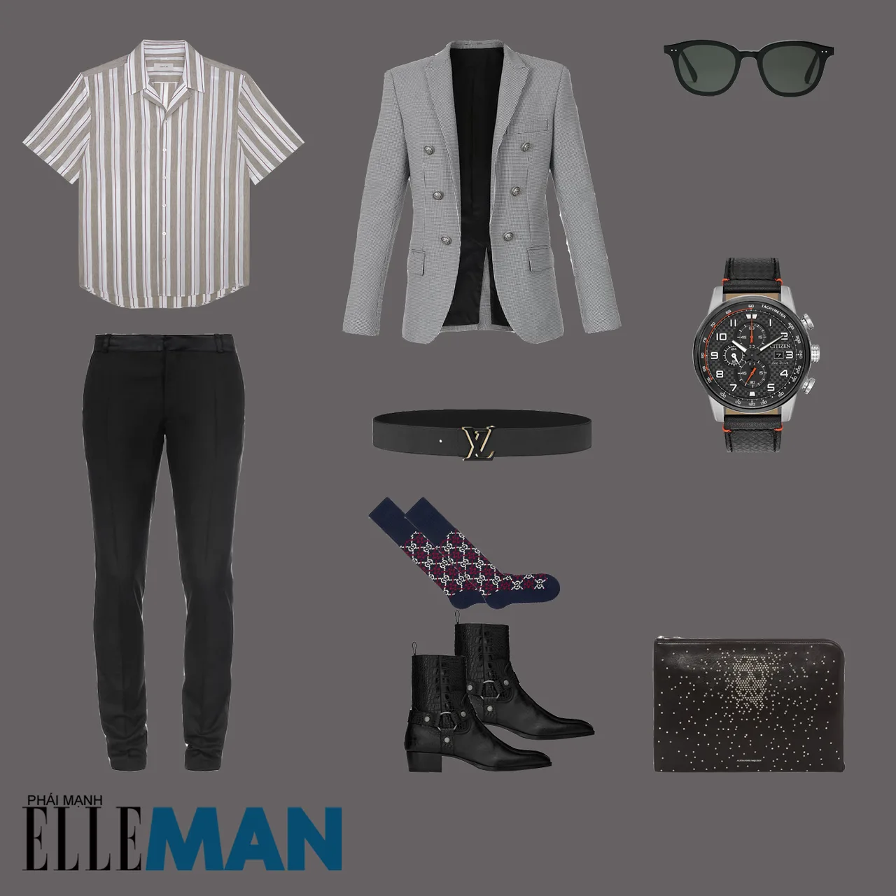 outfit 5 - phối đồ với áo sơ mi bowling