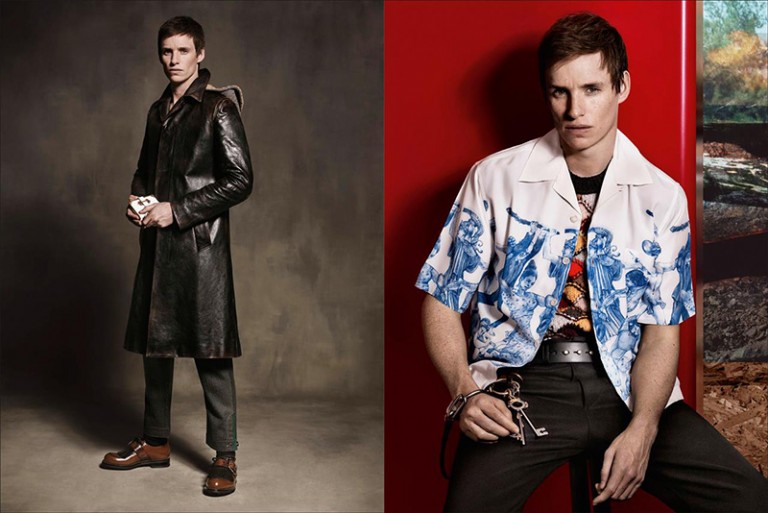 BST Thu Đông của Prada với nam diễn viên Eddie Redmaye