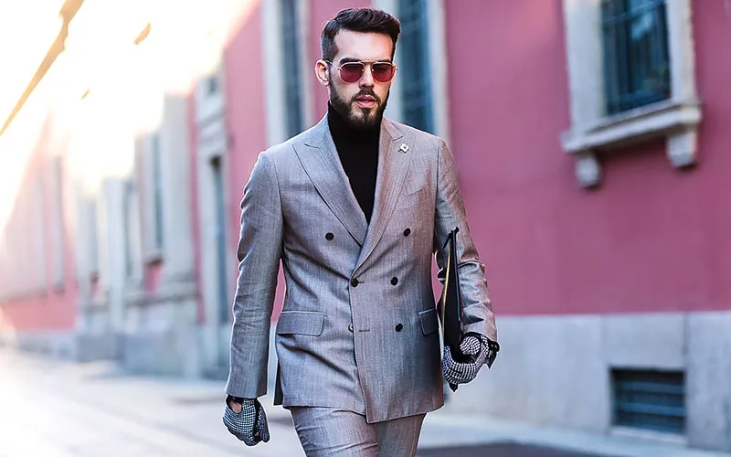 suit nam mau xam - featured image - elle man