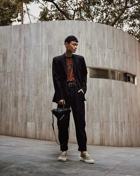 Lucky Oetama lần đầu góp mặt trong top sao nam mặc đẹp ở vị trí thứ 6. Ảnh: Instagram @luckyoetama