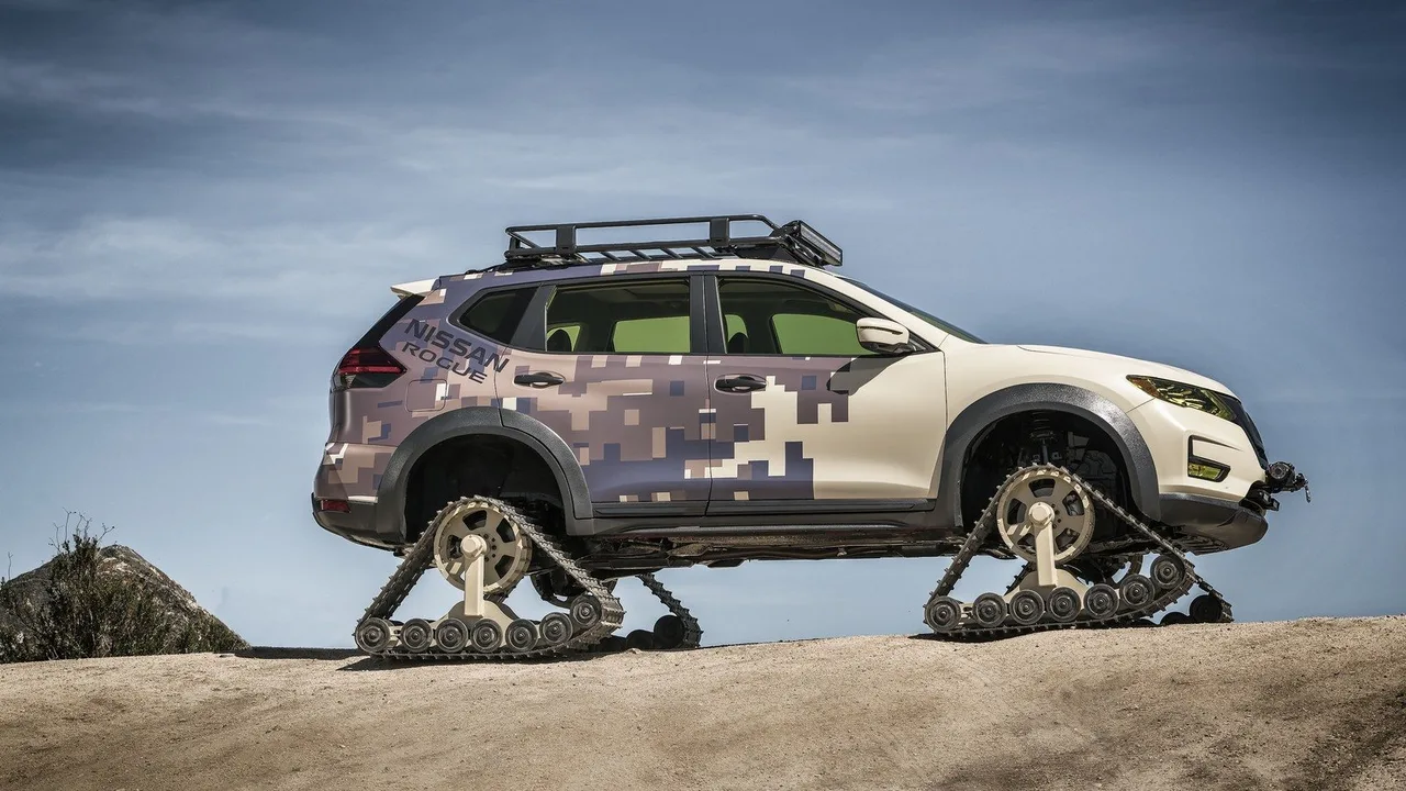 trien lam o to-elle man 1- nissan-rogue-trail
