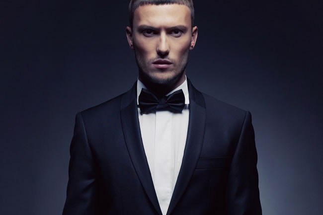 phong cách thời trang black tie - bow tie - elle man