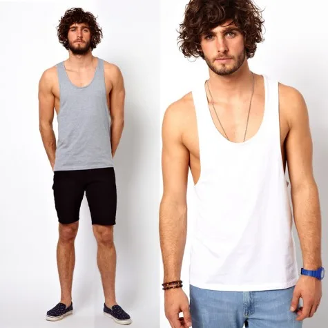 Tank top mát mẻ luôn là lựa chọn cho những chàng trai năng động trong những ngày hè nóng nực