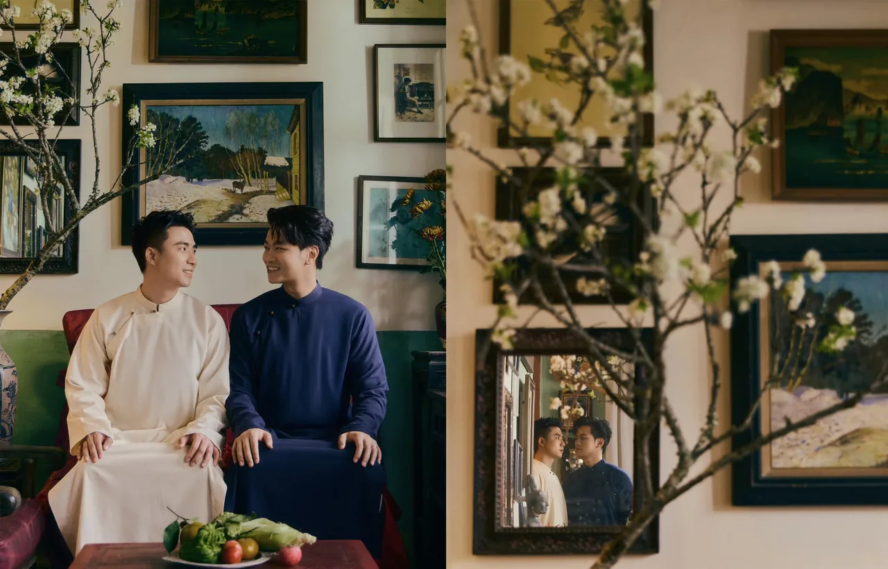 áo dài nam