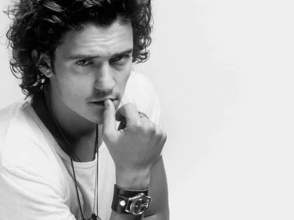 mái tóc dài của orlando bloom