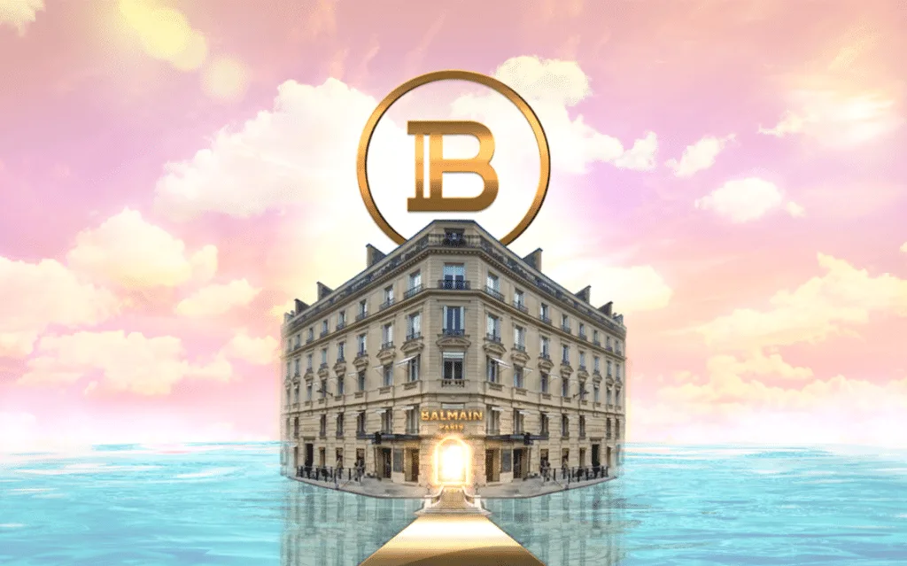 thương hiệu thời trang balmain first virtual showroom