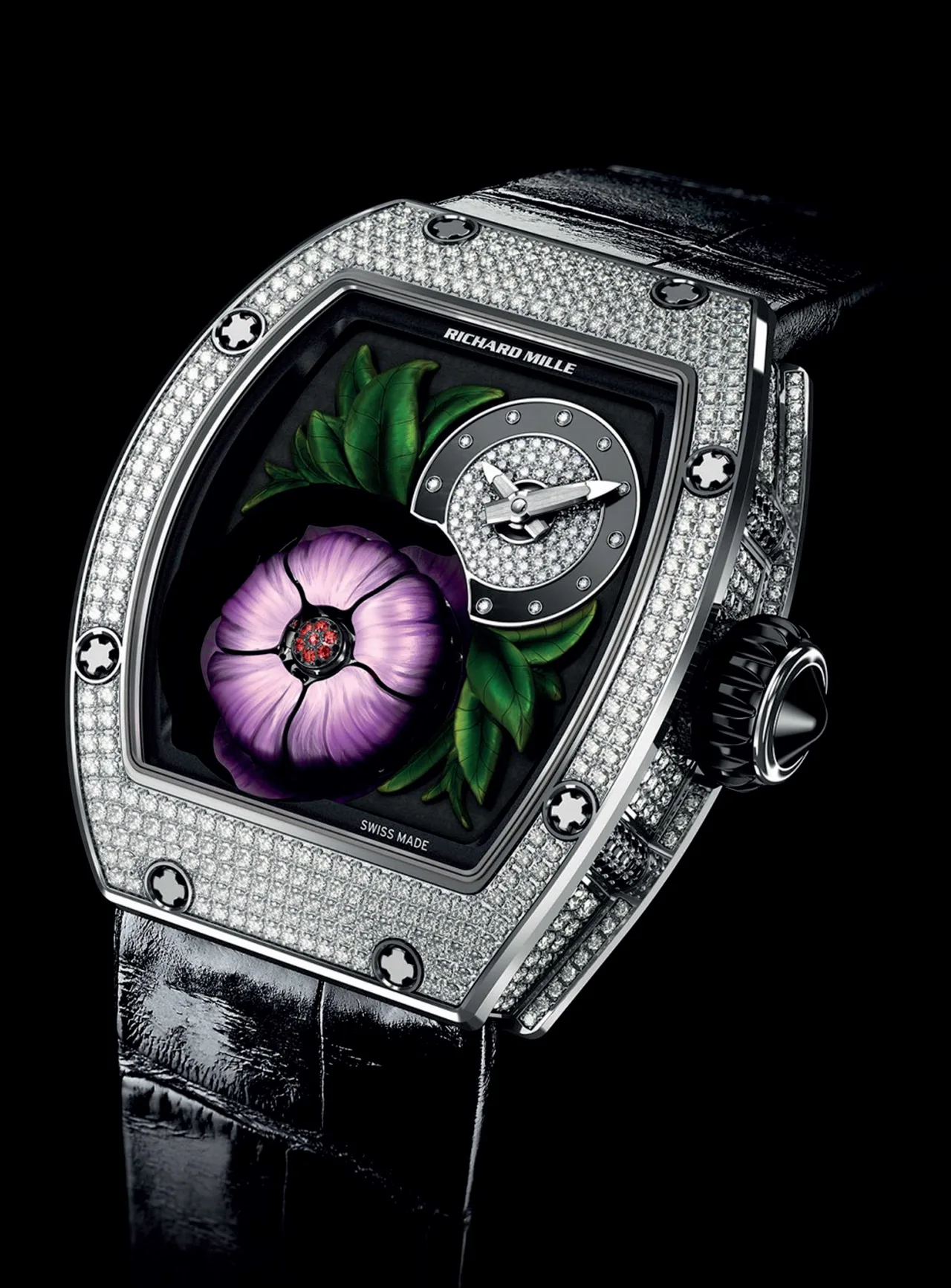 đồng hồ cao cấp RM 19-02 Tourbillon Fleur của Richard Mille đồng hồ cao cấp RM 19-02 Tourbillon Fleur của Richard Mille