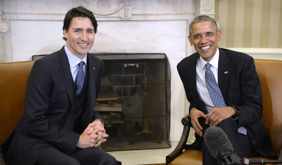 Sự đồng điệu giữa cựu Tổng thống Obama và Thủ tướng Canada gây sốt