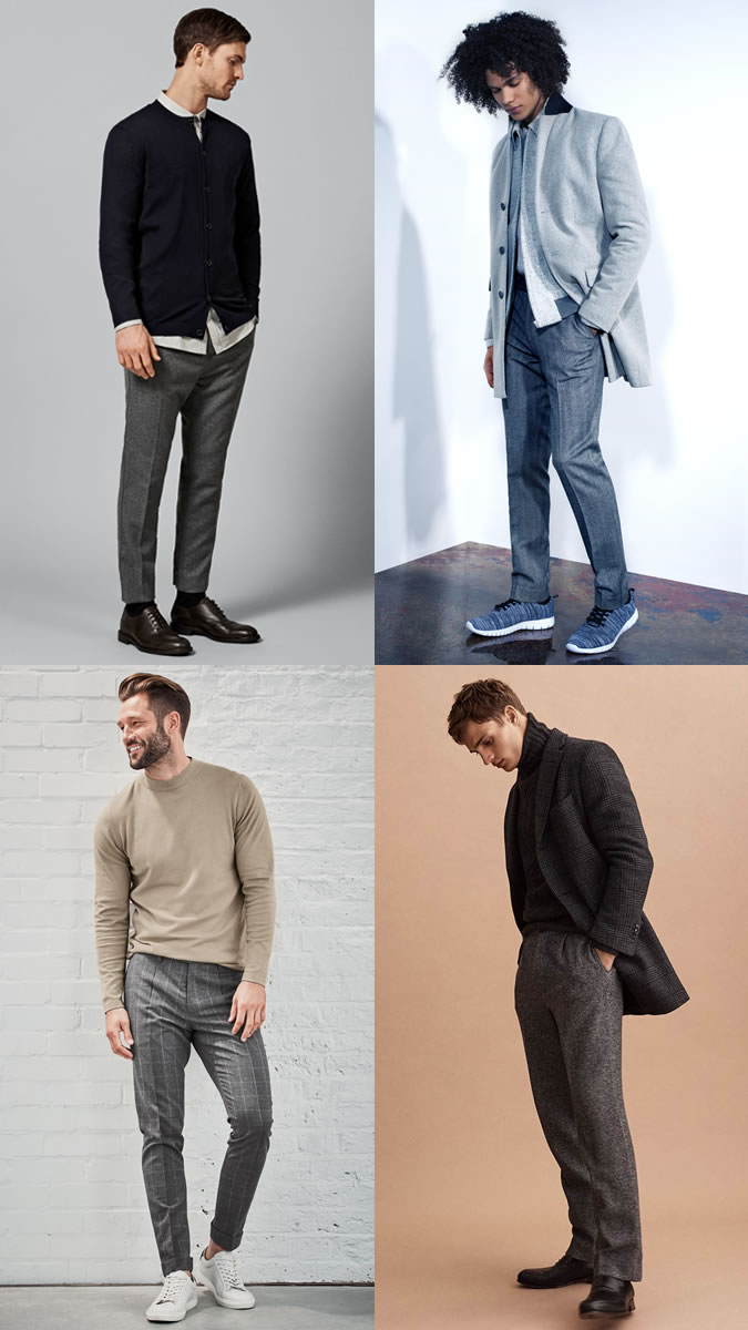 quần dài nam - quần wool - elle man