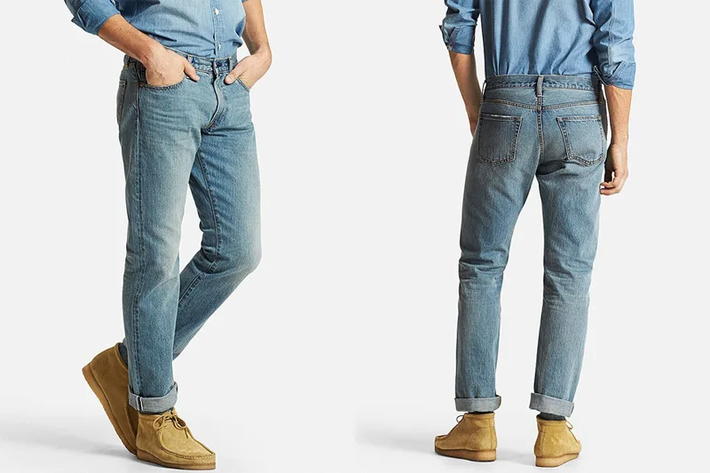 Quần jeans hàng hiệu Uniqlo.