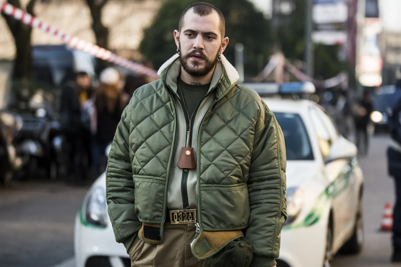 street style tuan le thoi trang nam milan 2018 -19