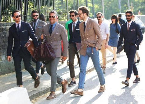 thời trang smart casual cho nam giới-giày thế thao