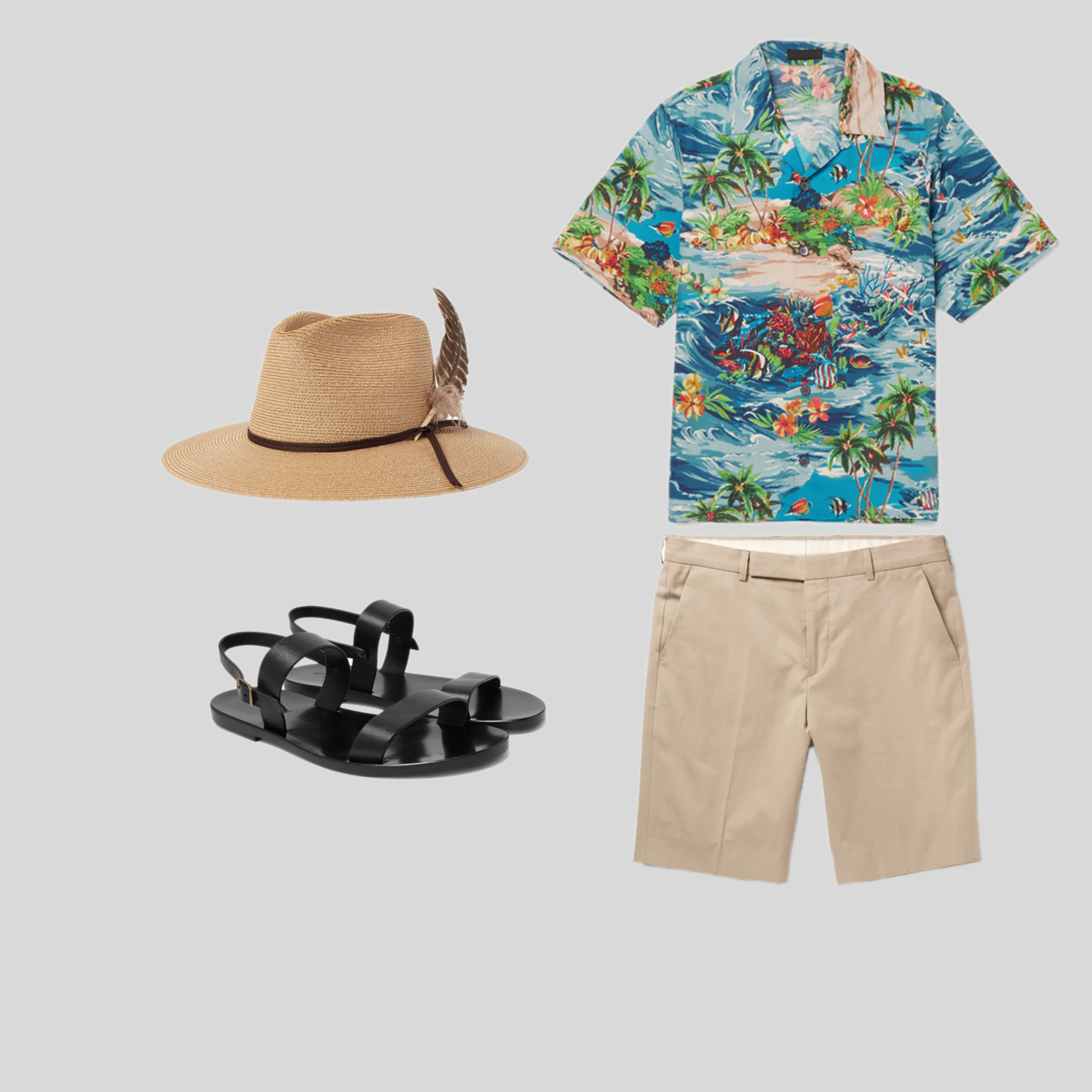 ELLE Man Style Calendar Diện sơ mi phong cách Hawaii đúng chất mùa hè. (4)
