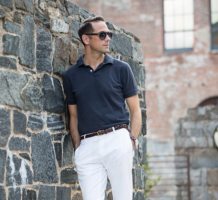thời trang mua hè - áo polo source he spoke style - elle man 1