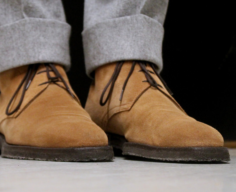 các kiểu giày da nam giới - chukka - elleman