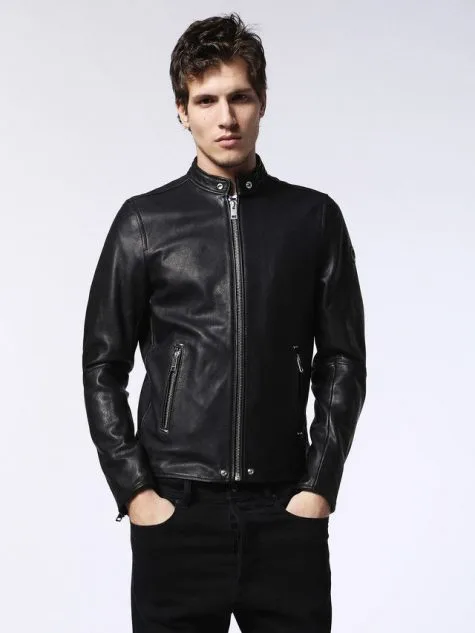 Áo da nam Diesel Sheepskin Leather Coat for Men