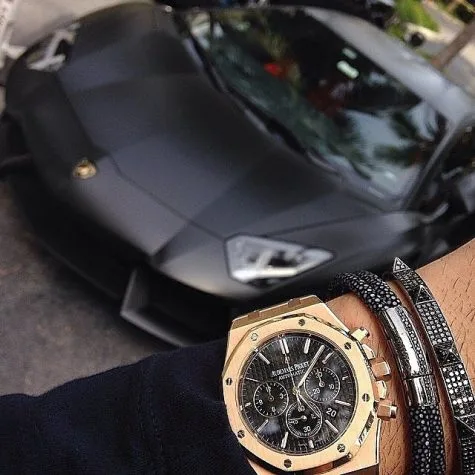 Luxury watches and cars