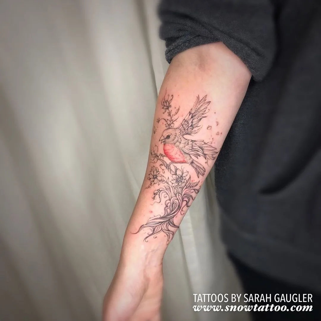 hình xăm Sarah gaugler