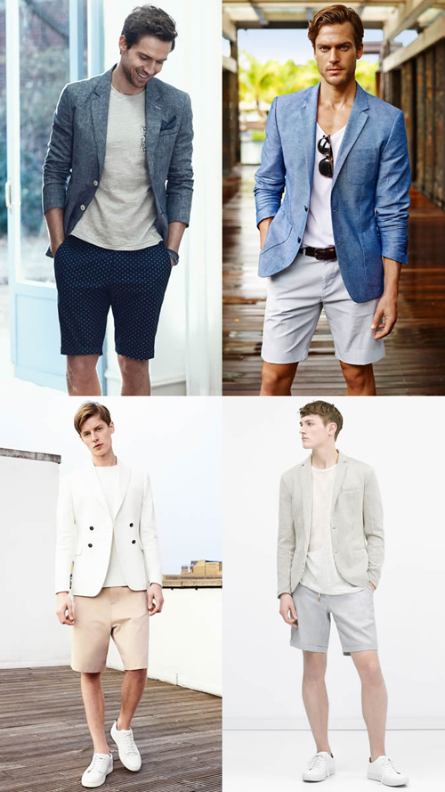 quần short nam - tailored short + áo thun,sơ mi 5 - elle man