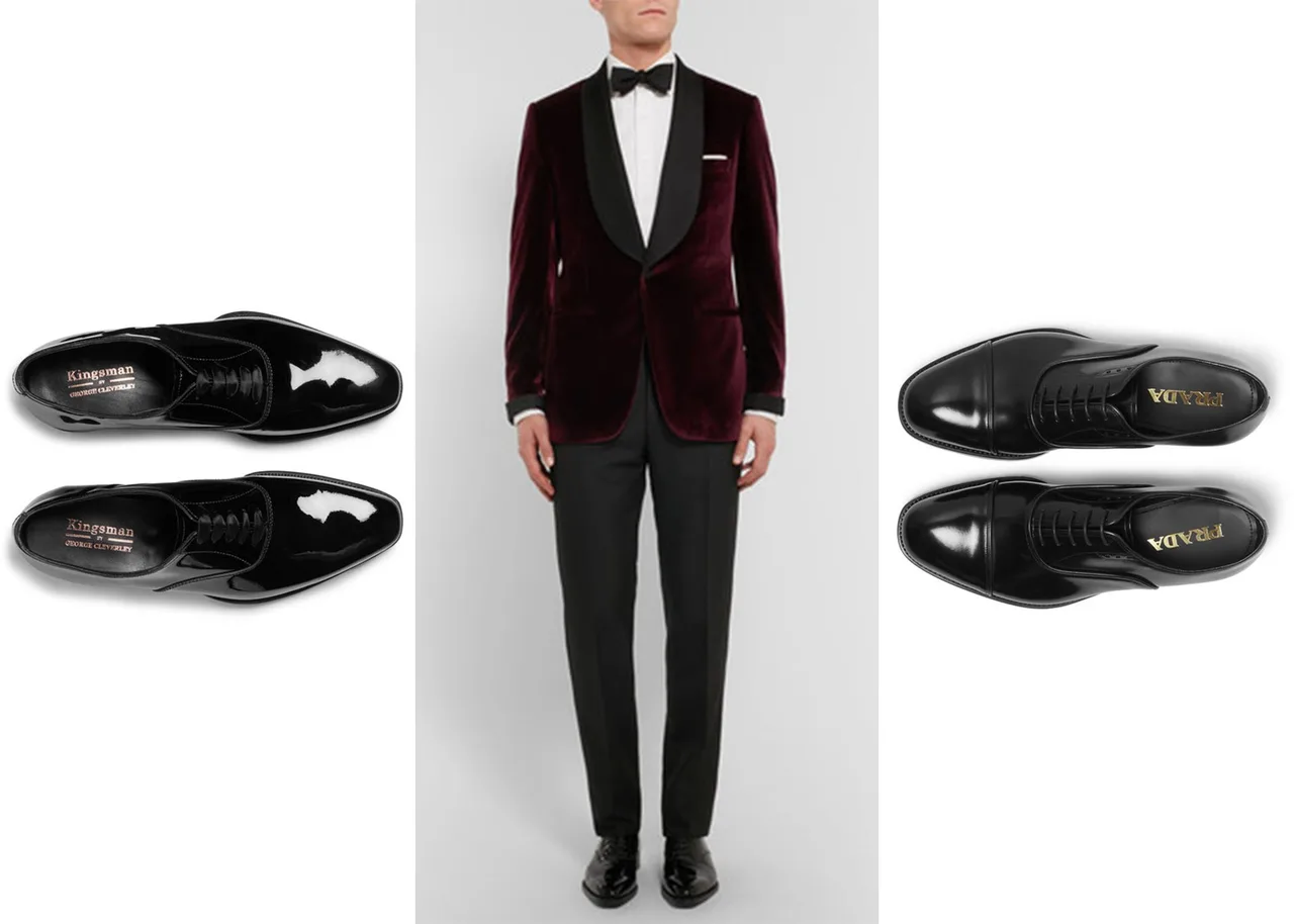 giầy tây: kingsman, prada