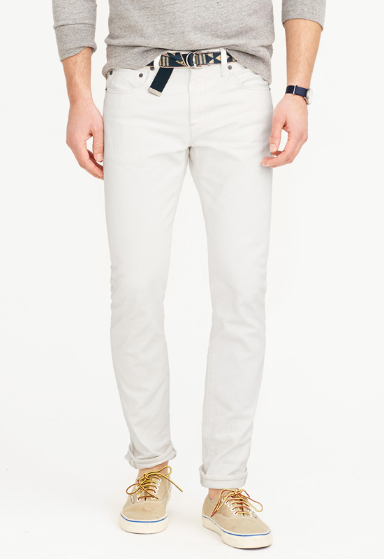 Các xu hướng áo & quần jeans nam hot 2016 - White Asos 484 rinsed white jeans - elleman