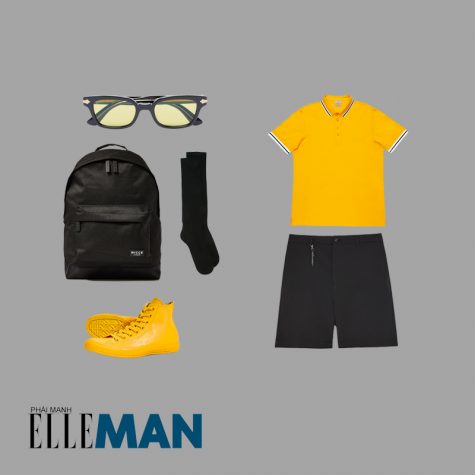 Style Canlendar Áo polo nam vàng giày vàng 7