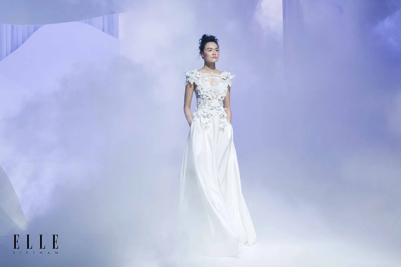 elle wedding art gallery người mẫu thanh thảo mở màn