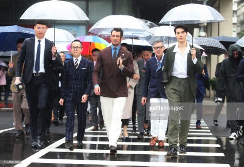 David Gandy và Vivian Dawson chia nhau vị trí quán quân trong top thời trang sao nam tuần 2 tháng 3/2019. Ảnh: Getty Images