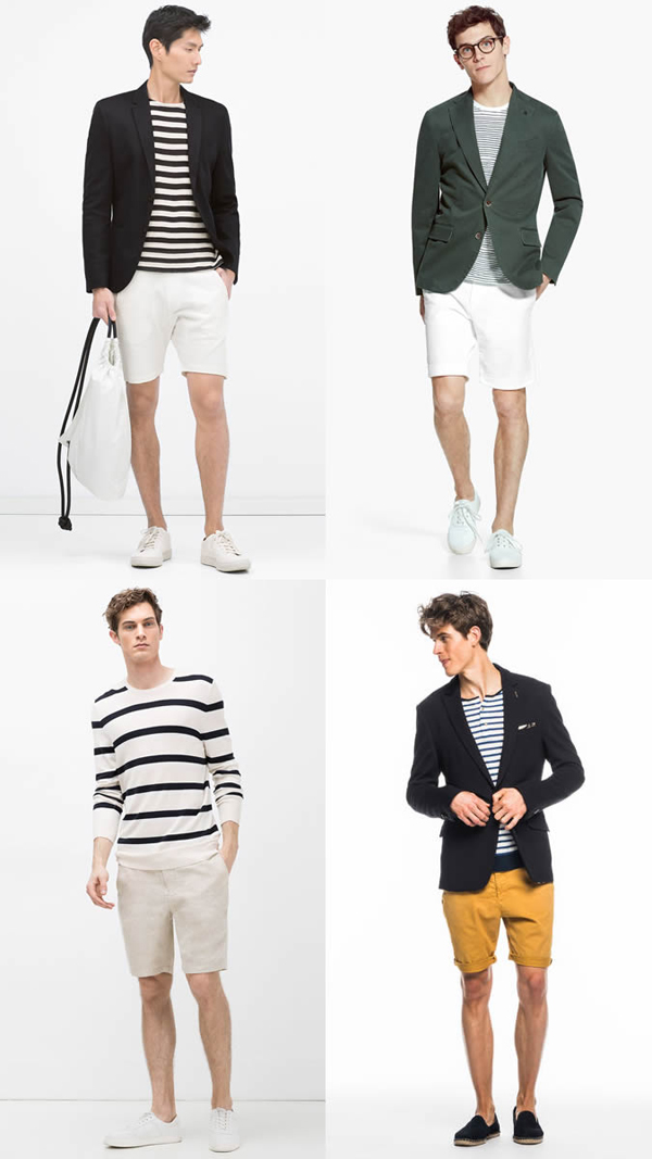quần short nam - sweat + áo thun 6 - elle man