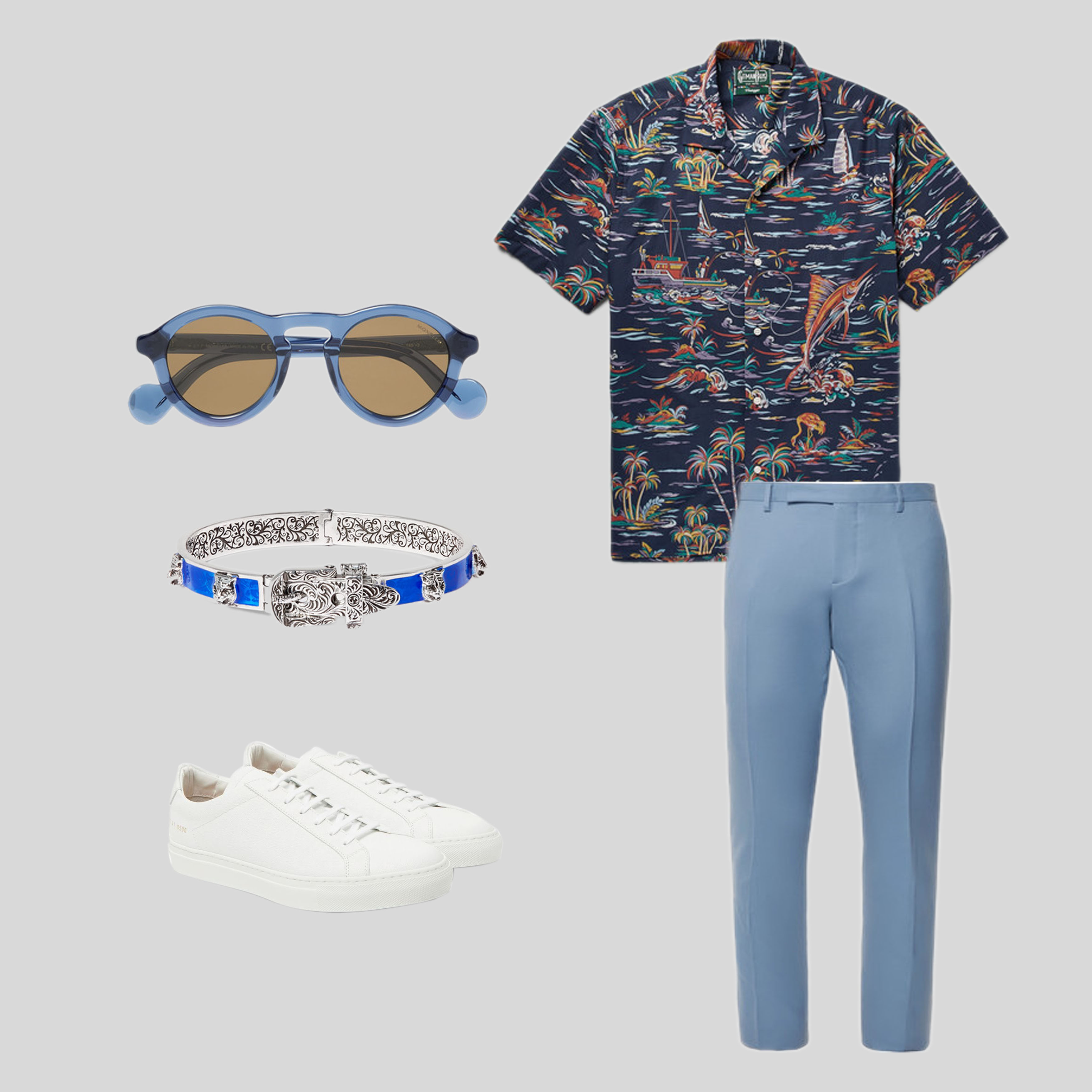 ELLE Man Style Calendar Diện sơ mi phong cách Hawaii đúng chất mùa hè. (7)
